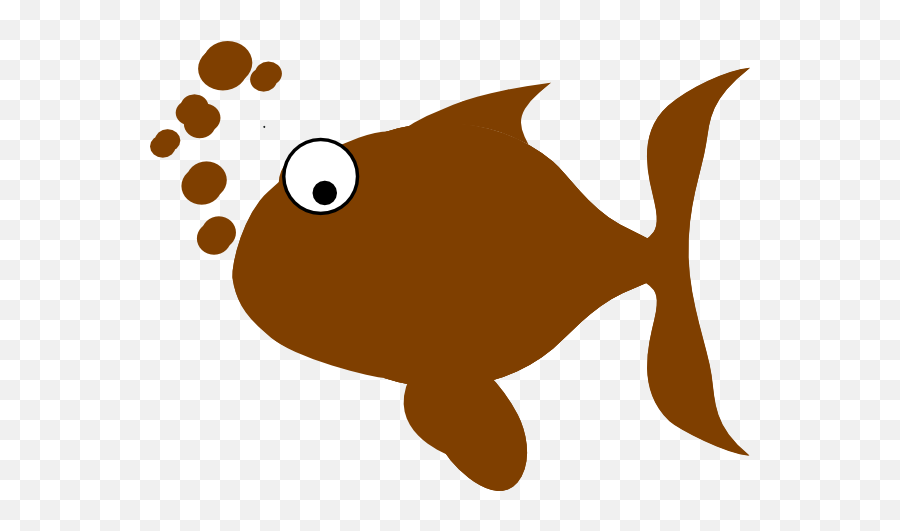 Brown Fish Clipart - Fish Clip Art Emoji,Puffer Fish Emoji