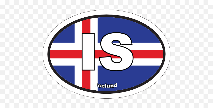 Fahnen Iceland Country Flag Reflective - Vertical Emoji,Iceland Flag Emoji