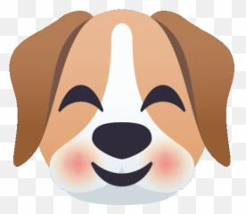 Blushing Dog Gif - Happy Emoji,Aw Shucks Emoji