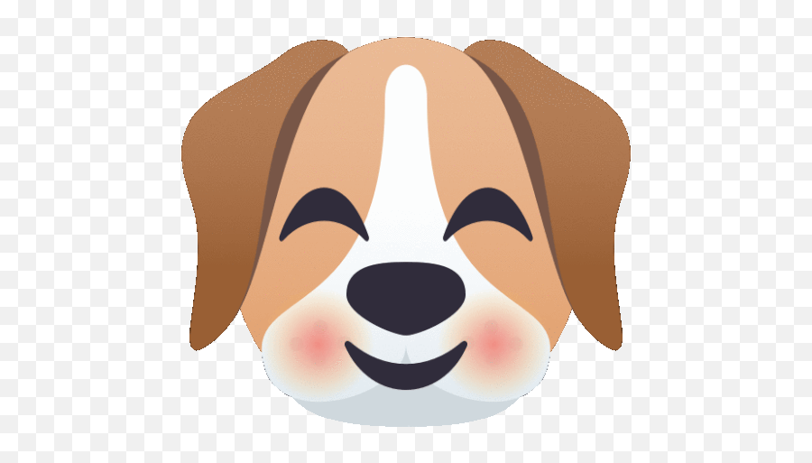 Blushing Dog Gif - Happy Emoji,Aw Shucks Emoji