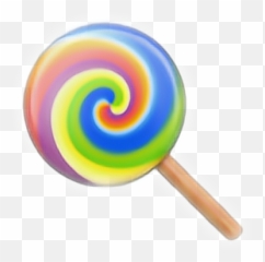 Candy Rainbow Sky Church Cute Sticker - Lollipop Emoji Apple