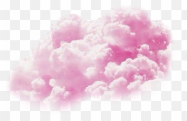 Pink Cloud Sticker - Picsart Emoji