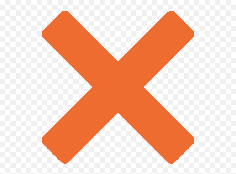 Cross Mark Emoji Clipart Free Download Transparent Png - Transparent Background Cross Icon Png,Os X Emoji