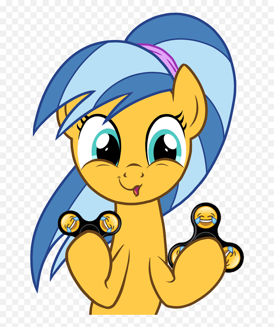 Hoofwaffe Earth Pony Emoji - Best Discord Emojis Gif,Emoji Fidget Spinner