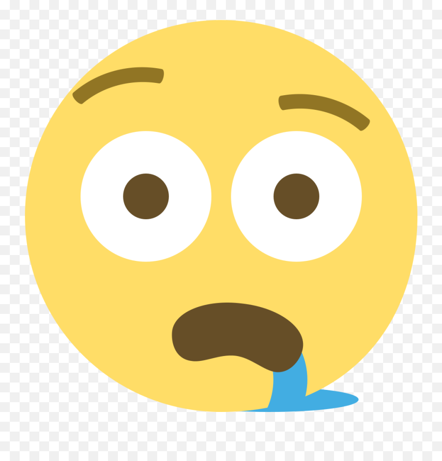 Emojione 1f924 - Drooling Face Png Emoji,Smirk Emoji