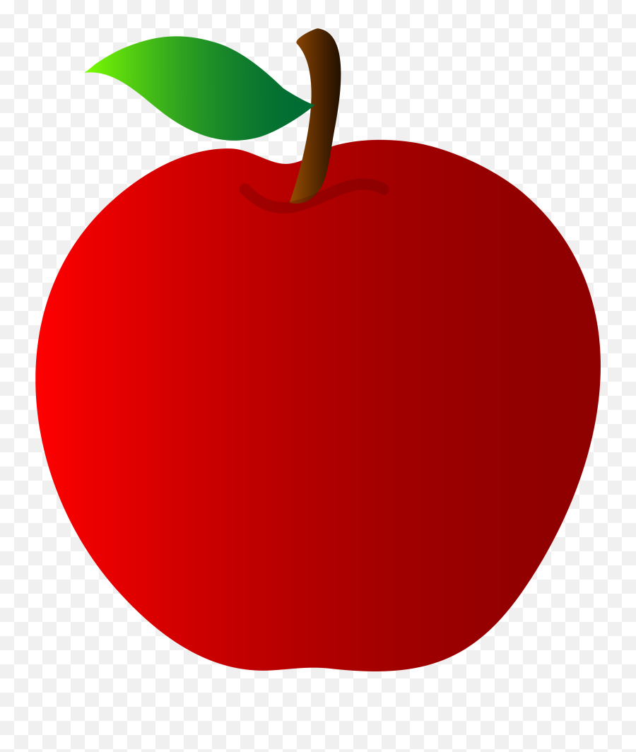 Red Apple Png Download Free Clip Art - Clipart Red Apple Emoji,Red Apple Emoji