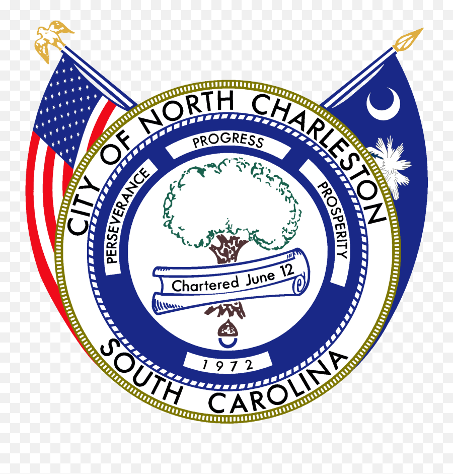Seal Of North Charleston South - City Of North Charleston Seal Emoji,South Carolina Flag Emoji