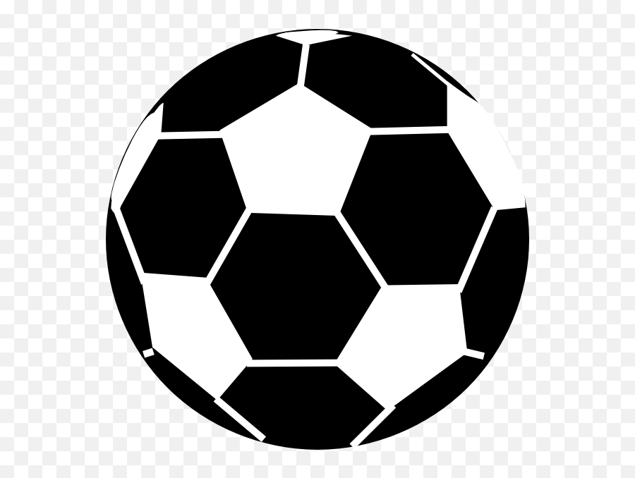 Soccer Ball Football Art Clipart Clipartwiz 3 - Silhouette Soccer Ball Vector Emoji,Soccer Ball Emoji