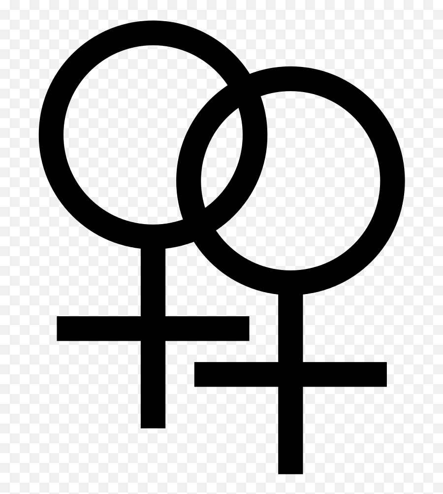 Double Venus - Interlocking Female Symbols Emoji,Keyboard Emoji Symbols
