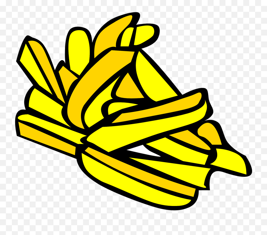 Fries Potato Yellow French Chips - French Fries Clip Art Emoji,Potato Chip Emoji