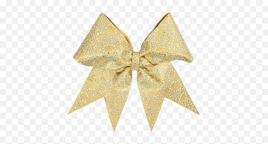 Gold Ribbon Bow And Arrow Hair Metal - Glitter Cheer Bows Clipart Emoji,Cheer Bow Emoji