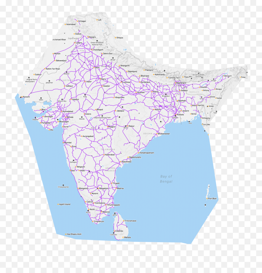 Railways And Airports In India - Map Emoji,Emoji Database