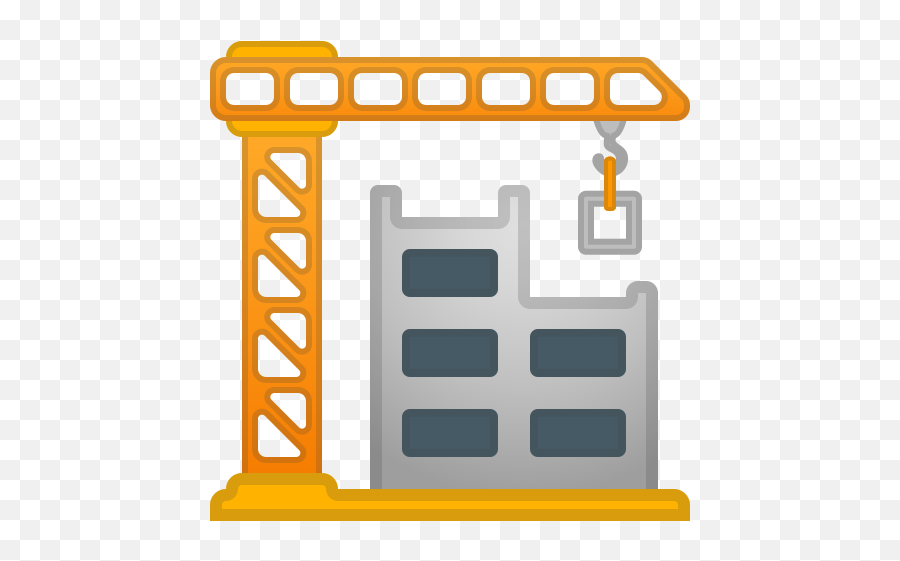 Building Construction Emoji - Kran Emoji,Construction Emoji