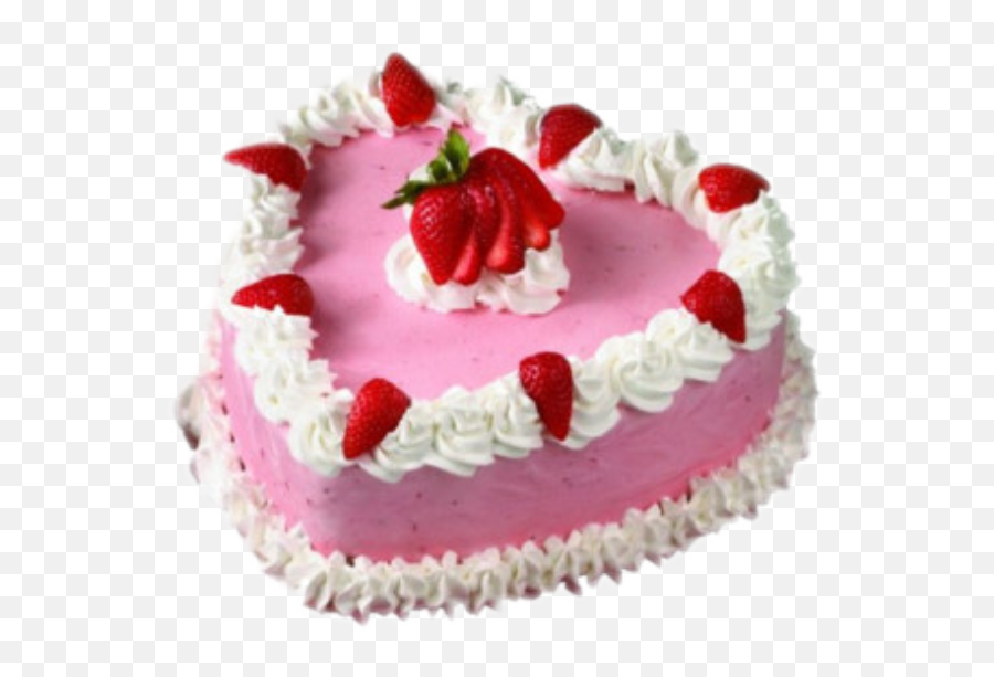 Strawberry Strawberrycake Cake Pink - Birthday Cake And Bouquet Emoji,Pink Emoji Cake