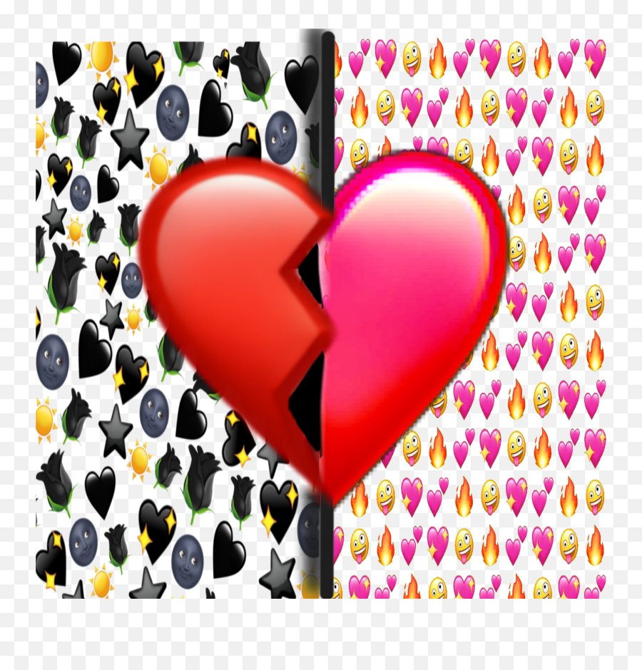Hearts Broken Loveyou Emoji - Heart,I Love You Written In Emojis