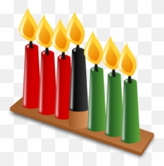 Kwanzaa Icon - Candles Clipart Emoji