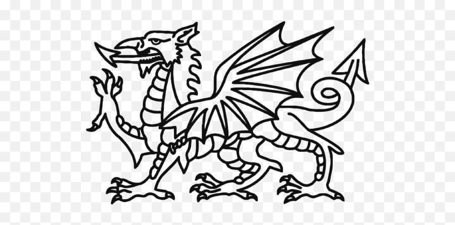 Wiki15 Welsh Dragon - St Davids Day Colouring Emoji,Welsh Dragon Emoji