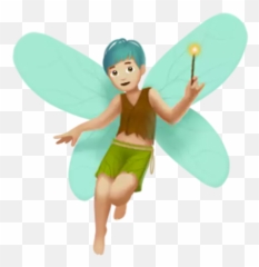 Fairy Emoji - Fairy Emoji Png,I Don't Know Emoji