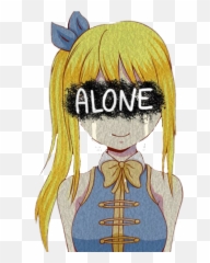 Download Report Abuse - Lucy Heartfilia Hurt Sad PNG Image Crying Emoji