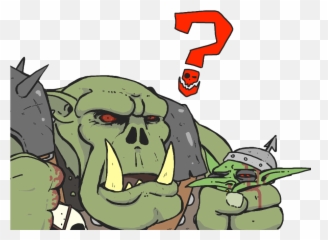 Puzzled Ork Emoji