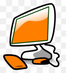 Microsoft Office Clipart Free - Transparent Computer Emoji
