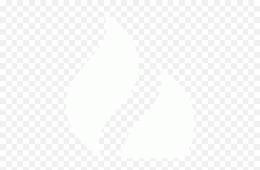 White Fire Icon - White Transparent Fire Logo Emoji,Flame Emoticon