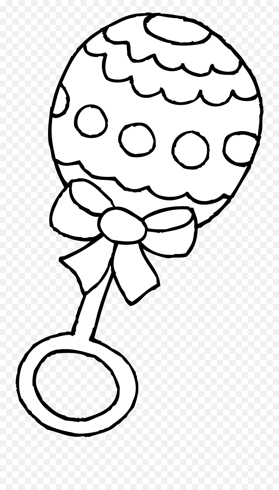 Baby Rattle Coloring Page Free Clip Art U2013 Gclipartcom - Baby Toys Clipart Black And White Emoji,Rattle Emoji