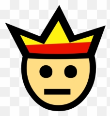 Clip Art Of King Face - Png Download Full Size Clipart Bonfire Clipart Emoji,King Emoticon