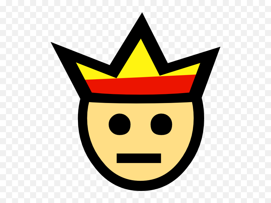 Clip Art Of King Face - Png Download Full Size Clipart Bonfire Clipart Emoji,King Emoticon