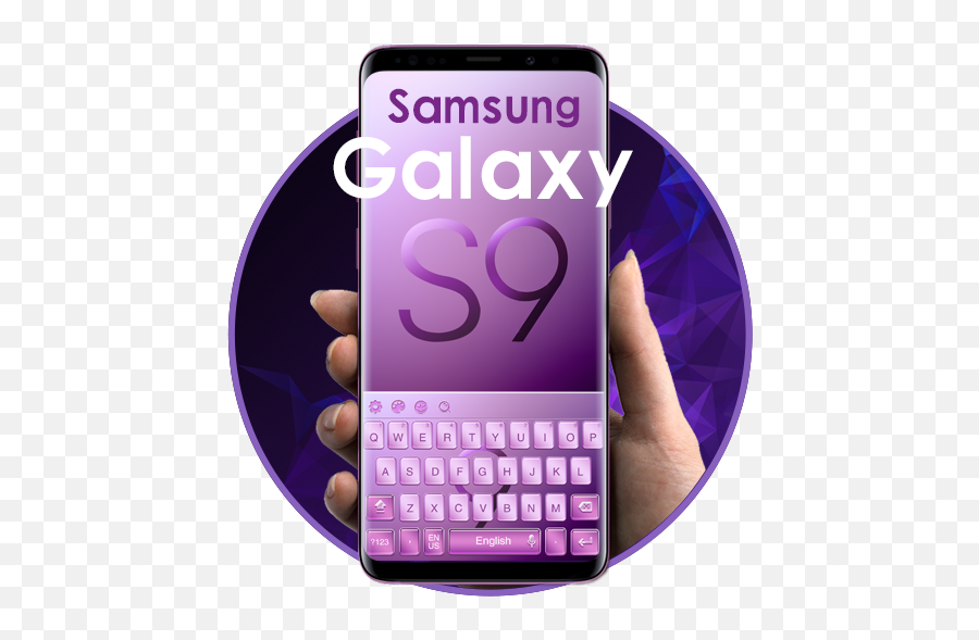 Purple Keyboard For Galaxy S9 For Android - Download Cafe Calculator Emoji,S9 Emoji