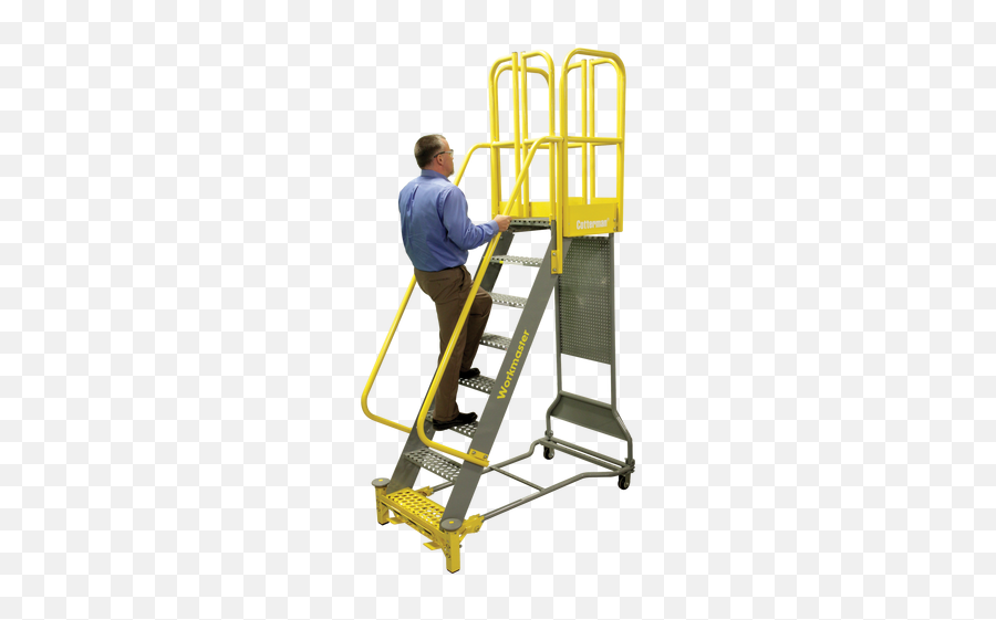 Industrial Rolling Ladder - Cotterman Workmaster Emoji,Ladder Emoji
