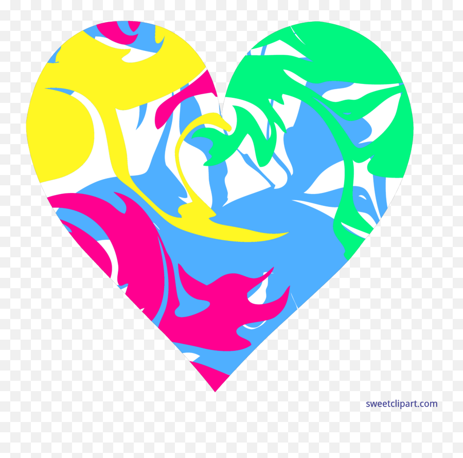 Heart Clip Art Sweet - Colorful Heart Transparent Png Full Dil Image Download Hd Emoji,Colored Heart Emoji