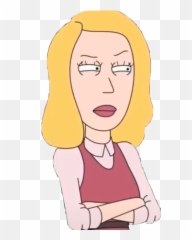 RickAndMorty SideEye Suspicious Sticker by Goldy - For Women Emoji