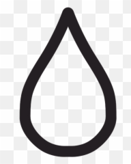Clip Arts Related To - Outline Of Water Drop Png Download Droplet Clipart Emoji