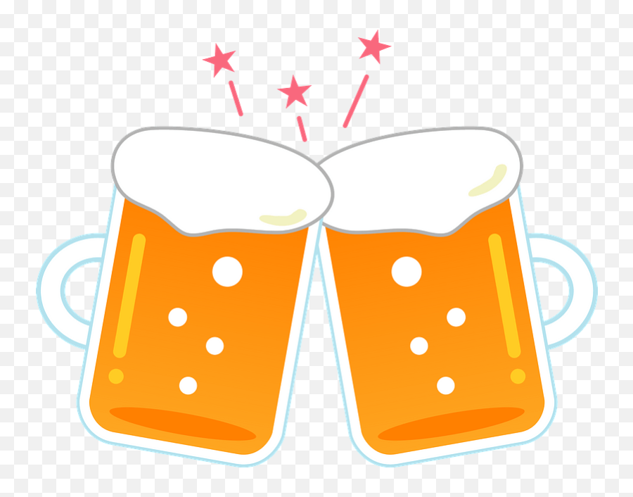Beer Mugs Clipart Emoji,Beer Drinking Emoji