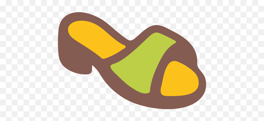 Womans Sandal Emoji - Emoji De Chancla,Sandal Emoji