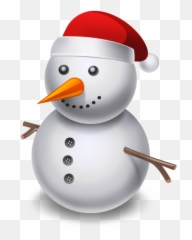 16 Facebook Icon For Snowman Images - Snowman With Christmas Hat Emoji,Snowman Emoticons
