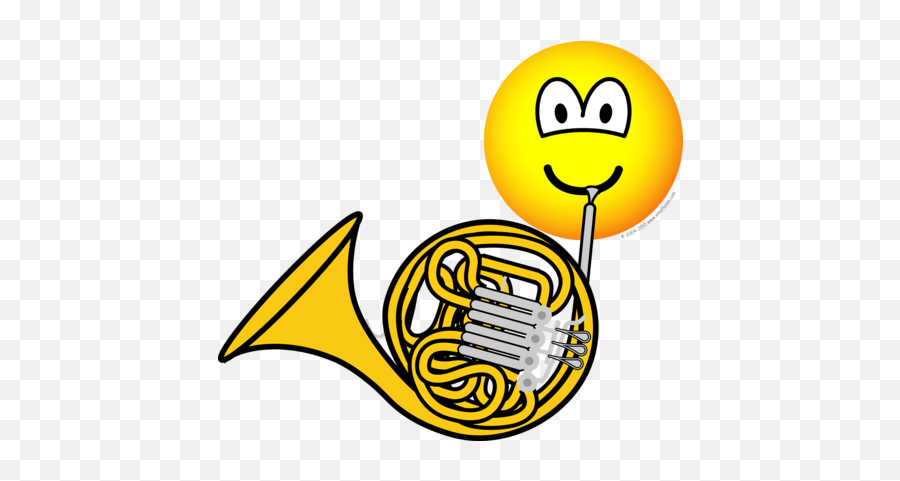 Emoticon Smiley With Horns - Horn Smiley Emoji,French Horn Emoji