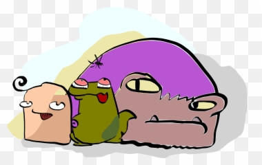 Monsters Family Horror Halloween Funny - Clip Art Emoji