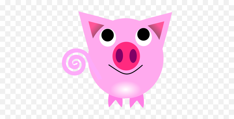 Vector Illustration Of Pig - Chinese Year Of The Pig Clipart Emoji,Upside Down Flag Emoji