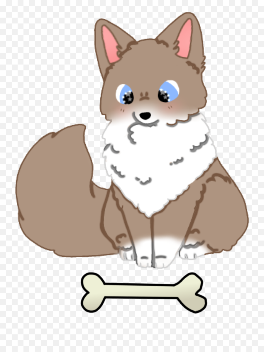 Gachalife Gacha Dog Bone Dogandbone - Kitten Emoji,Emoji Dog And Bone