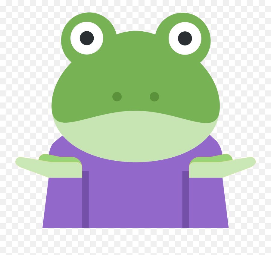 Adam - Twitter Frog Emoji Png,Girl Shrugging Emoji