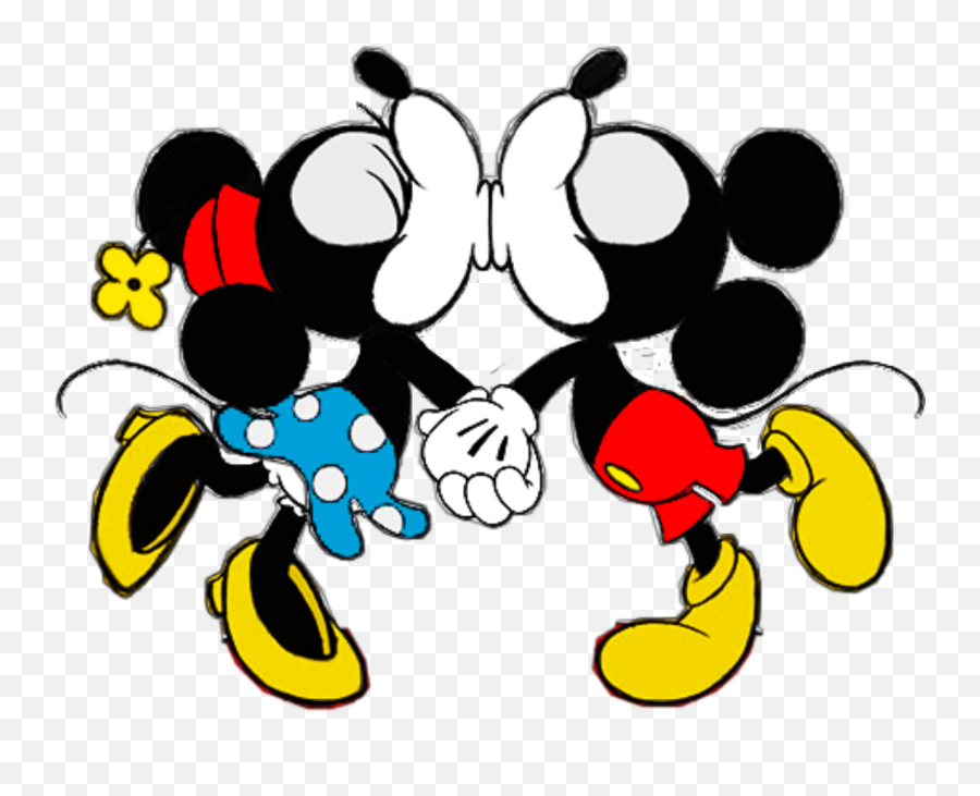 Mickey Mouse Emoticon. 