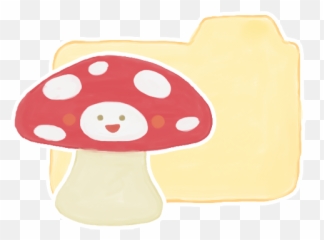 Folder Vanilla Mushroom Icon - Directory Emoji