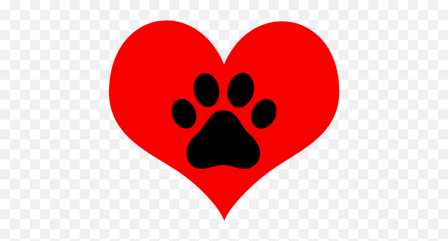 302622 Png Free Clipart - Transparent Dog Paw Print Heart Emoji,Dog Paw Print Emoji