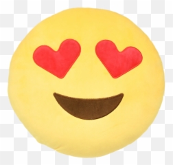 Emojikudde Med Hjärtformade Ögon - Pillow