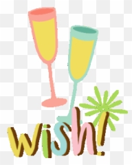 Birthday Toast From Powerdirector - Champagne Stemware Emoji