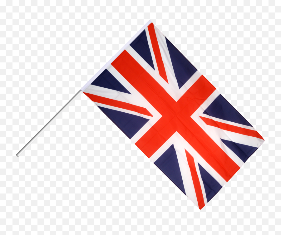 Great Britain Hand Waving Flag - British Flag On Stick Emoji,British Flag Emoji