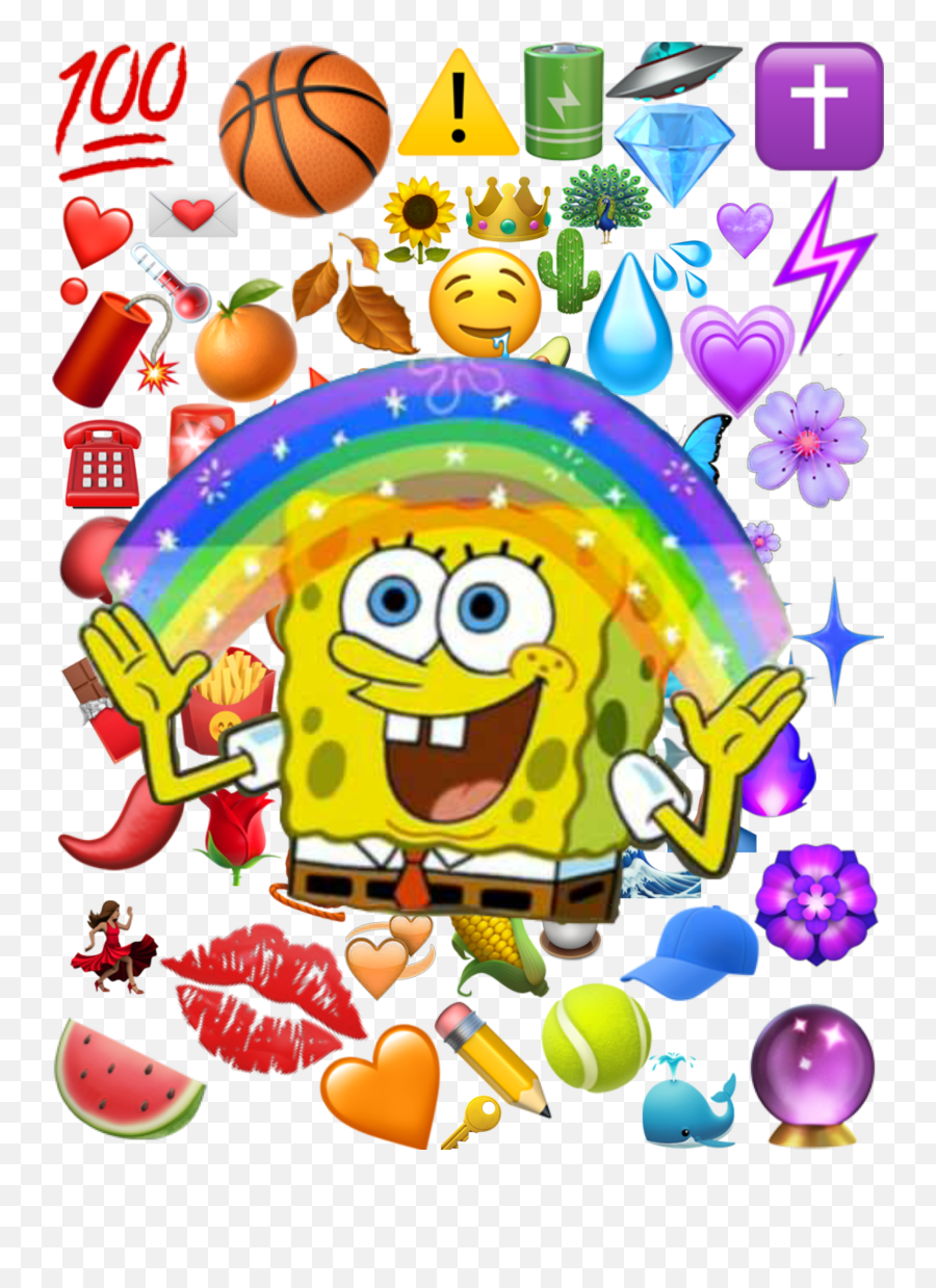 Freetoedit Spongebob Emoji - Aesthetic Wallpapers Spongebob,Spongebob Emoji