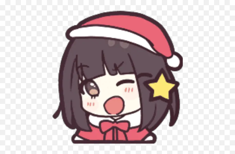 Menhera - Chan Christmas Emoji Calaamadaha Dhejiska Ah Ee Anime,Rick And Morty Emoji